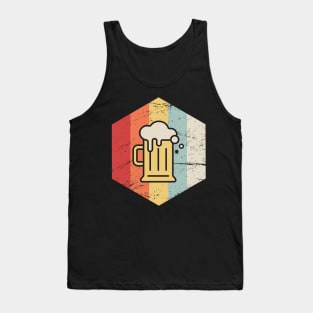 Vintage Retro 70s Beer Icon Tank Top